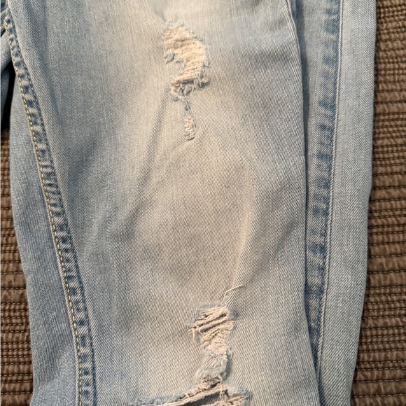 📦 Hollister Skinny Blue Jeans with Faded Distressing - Picture 3 of 11